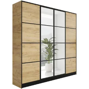 Obrazek Szafa Eden 4d 207 Dąb Craft Złoty 2