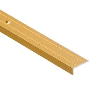 Obrazek Listwa schodowa wąska LSW 10X25 1,0 złota