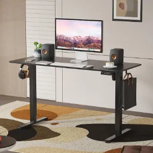 Obrazek Biurko Lv1713 Control Lite 140 Czarny/Czarny