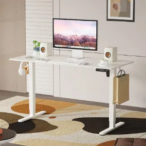 Obrazek Biurko Lv1716 Control Lite 140 Biały/Biały