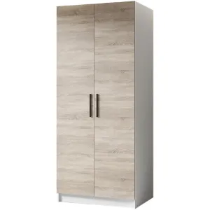 Obrazek Szafa Gold 2d Biały/Dąb Sonoma