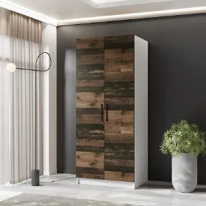 Obrazek Szafa Gold 2d Biały/Old Style