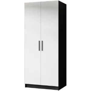 Obrazek Szafa Gold 2d Czarny/Biały