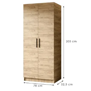 Obrazek Szafa Gold 2d Dąb Craft Złoty/Dąb Craft Złoty