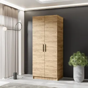 Obrazek Szafa Gold 2d Dąb Craft Złoty/Dąb Craft Złoty