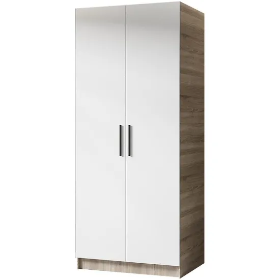 Obrazek Szafa Gold 2d Dąb Sonoma/Biały