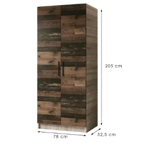 Obrazek Szafa Gold 2d Dąb Sonoma/Old Style