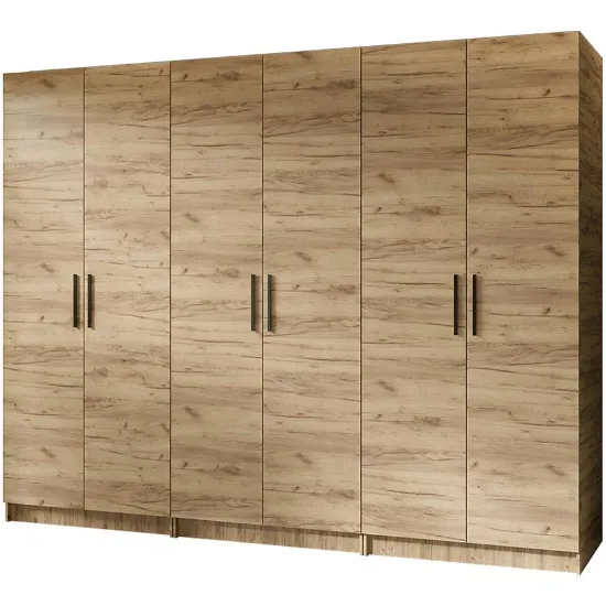 Obrazek Szafa X3 Gold 2d Dąb Craft Złoty/Dąb Craft Złoty