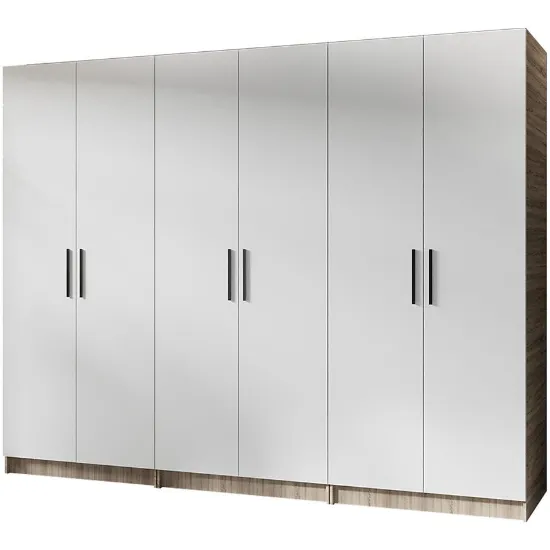 Obrazek Szafa X3 Gold 2d Dąb Sonoma/Biały