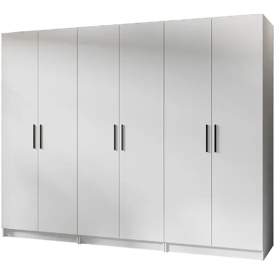 Obrazek Szafa X3 Gold 2d Biały/Biały