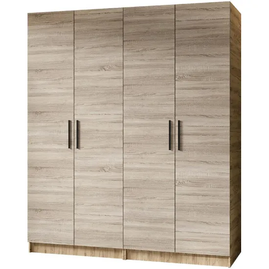 Obrazek Szafa X2 Gold 2d Dąb Craft Złoty/Dąb Sonoma