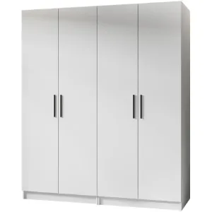 Obrazek Szafa X2 Gold 2d Biały/Biały