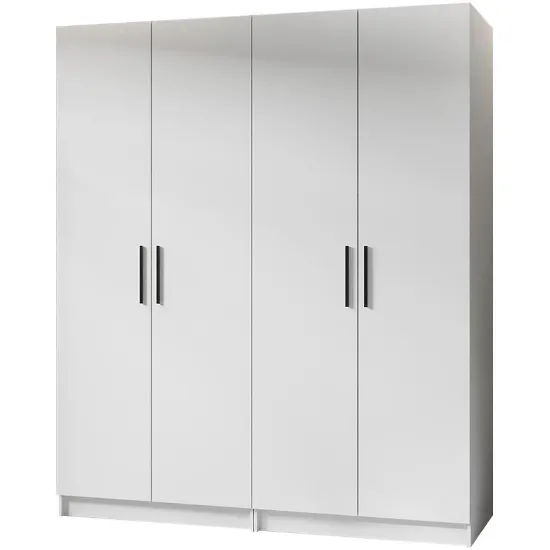 Obrazek Szafa X2 Gold 2d Biały/Biały