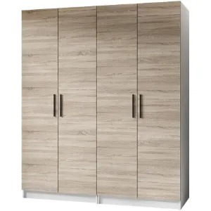 Obrazek Szafa X2 Gold 2d Biały/Dąb Sonoma