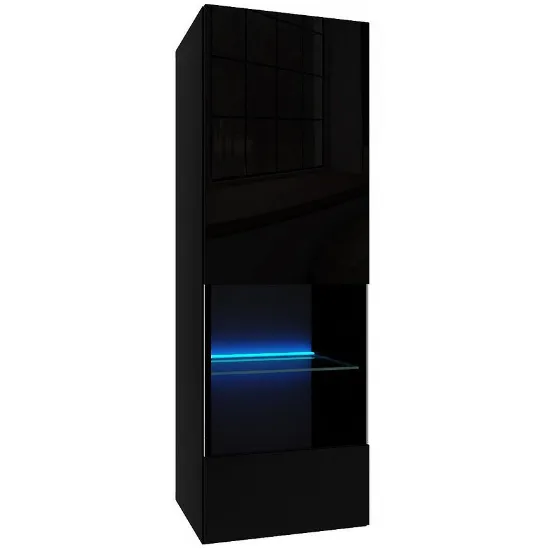 Obrazek Szafka wisząca Izumi 2 BL czarny mat/połysk