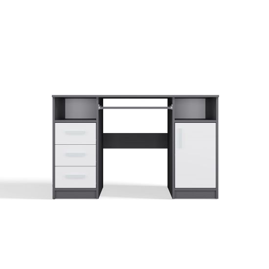 Obrazek Biurko Gamma 120 cm antracyt/biały