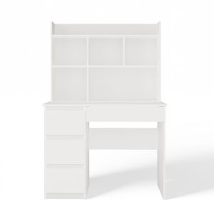 Obrazek Biurko z nadstawką M lewe biały