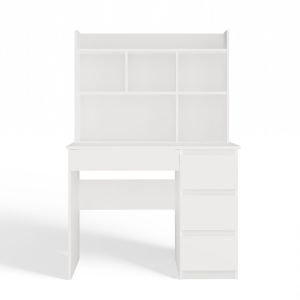 Obrazek Biurko z nadstawką M prawe biały