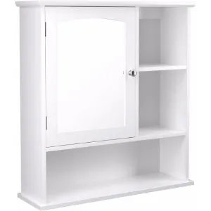 Obrazek Szafka lustrzana Martina biała 60x18x64