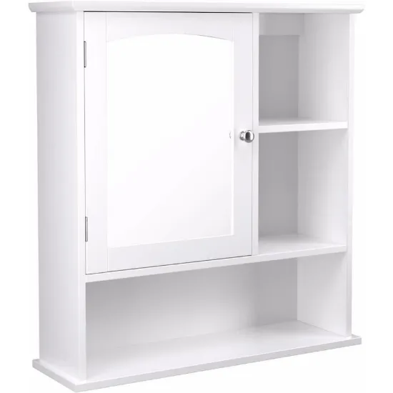 Obrazek Szafka lustrzana Martina biała 60x18x64