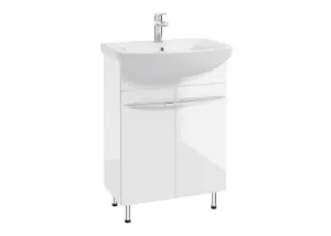 Obrazek SZAFKA Z UMYWALKĄ NOLA 60 BIAŁA