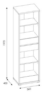 Obrazek Regał Shetland 3S TYP 11