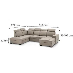 Obrazek Narożnik Axel U Prawostronny Voss 34