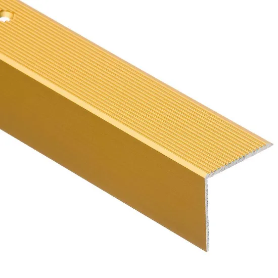 Obrazek Listwa schodowa ryflowana 30R 1,0m złota