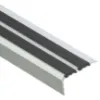 Obrazek Listwa schodowa z gumą LSS ZG 1,0m srebrna