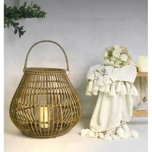 Obrazek Lampion KOKO Ratan brązowy