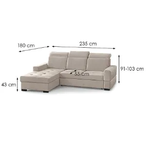 Obrazek Narożnik Axel Mini Lewostronny Voss 28