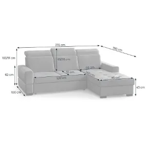 Obrazek Narożnik Axel Mini Lewostronny Voss 18