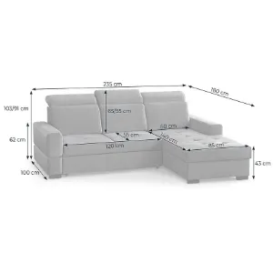 Obrazek Narożnik Axel Mini Lewostronny Voss 15