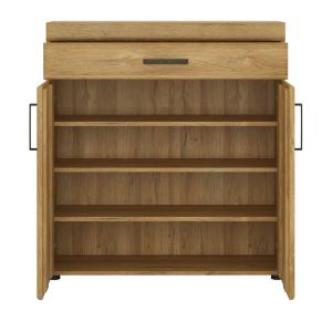 Obrazek Szafka na buty dwudrzwiowa z szufladą Cortina CNAG02