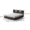 Obrazek Łóżko Muna z topperem 140x200 Aston 04