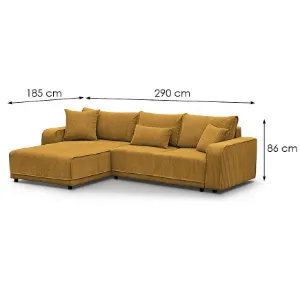 Obrazek Narożnik z funkcją spania Primo L Poso 01 lewostronny