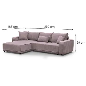 Obrazek Narożnik z funkcją spania Primo L Poso 27 lewostronny