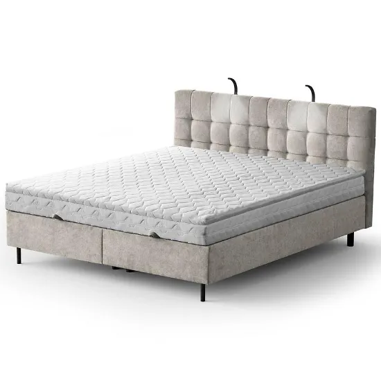 Obrazek Łóżko Muna z topperem 160x200 Aston 02