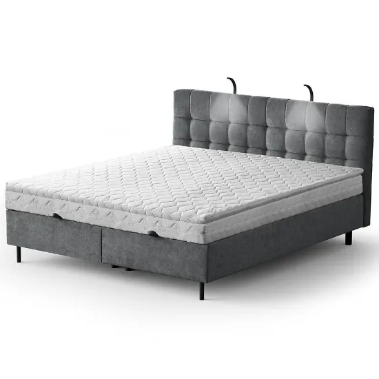 Obrazek Łóżko Muna z topperem 180x200 Aston 17