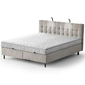 Obrazek Łóżko Muna z topperem 180x200 Aston 02