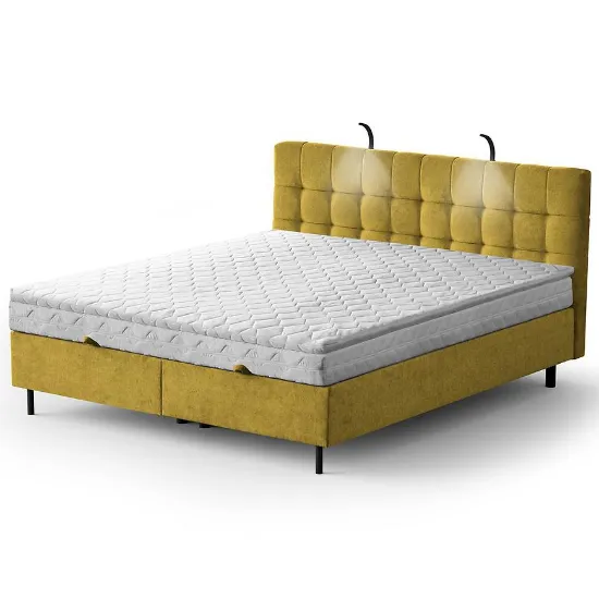 Obrazek Łóżko Muna z topperem 180x200 Aston 08