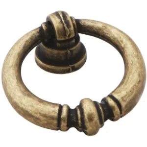 Obrazek Gałka meblowa Retro GR022 Patyna Mosiądz