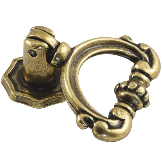 Obrazek Gałka meblowa Retro GR036 Patyna Mosiądz