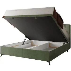 Obrazek Łóżko Wave z topperem 140x200 Manila 34/Tilia 37