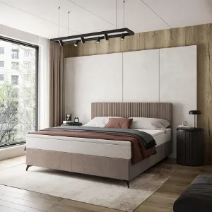 Obrazek Łóżko Wave z topperem 160x200 Manila 21/Tilia 17