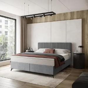 Obrazek Łóżko Wave z topperem 160x200 Manila 16/Tilia 90