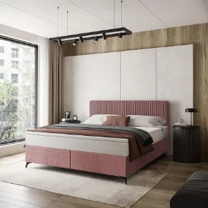 Obrazek Łóżko Wave z topperem 160x200 Manila 29/Tilia 62