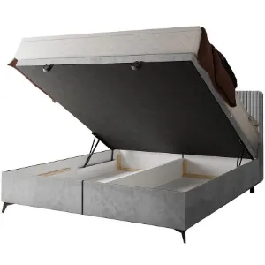 Obrazek Łóżko Wave z topperem 160x200 Manila 15/Tilia 86