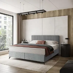 Obrazek Łóżko Wave z topperem 160x200 Manila 15/Tilia 86