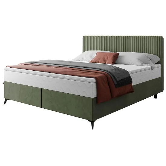 Obrazek Łóżko Wave z topperem 180x200 Manila 34/Tilia 37